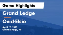 Grand Ledge  vs Ovid-Elsie  Game Highlights - April 27, 2023