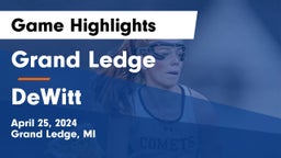 Grand Ledge  vs DeWitt  Game Highlights - April 25, 2024
