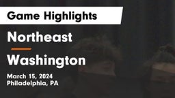 Northeast  vs Washington  Game Highlights - March 15, 2024