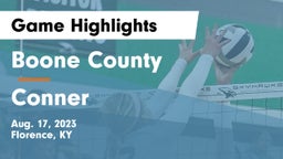 Boone County  vs Conner  Game Highlights - Aug. 17, 2023