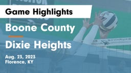 Boone County  vs Dixie Heights  Game Highlights - Aug. 23, 2023