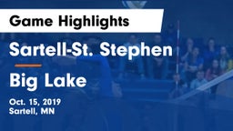 Sartell-St. Stephen  vs Big Lake  Game Highlights - Oct. 15, 2019