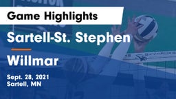 Sartell-St. Stephen  vs Willmar  Game Highlights - Sept. 28, 2021