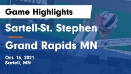 Sartell-St. Stephen  vs Grand Rapids MN Game Highlights - Oct. 16, 2021