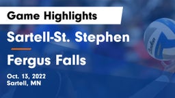 Sartell-St. Stephen  vs Fergus Falls  Game Highlights - Oct. 13, 2022