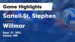 Sartell-St. Stephen  vs Willmar  Game Highlights - Sept. 27, 2022