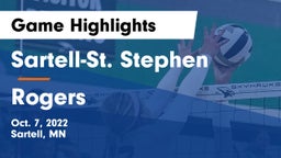Sartell-St. Stephen  vs Rogers  Game Highlights - Oct. 7, 2022