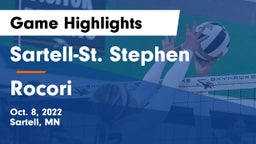 Sartell-St. Stephen  vs Rocori  Game Highlights - Oct. 8, 2022