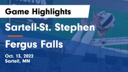 Sartell-St. Stephen  vs Fergus Falls  Game Highlights - Oct. 13, 2022