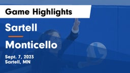 Sartell  vs Monticello  Game Highlights - Sept. 7, 2023