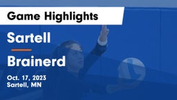 Sartell  vs Brainerd  Game Highlights - Oct. 17, 2023