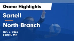 Sartell  vs North Branch  Game Highlights - Oct. 7, 2023