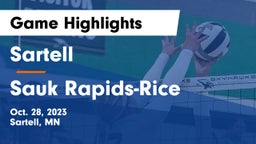 Sartell  vs Sauk Rapids-Rice  Game Highlights - Oct. 28, 2023