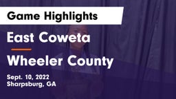 East Coweta  vs Wheeler County  Game Highlights - Sept. 10, 2022
