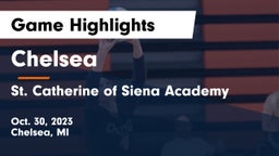 Chelsea  vs St. Catherine of Siena Academy  Game Highlights - Oct. 30, 2023
