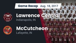 Recap: Lawrence Central  vs. McCutcheon  2017