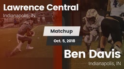 Matchup: Lawrence Central vs. Ben Davis  2018
