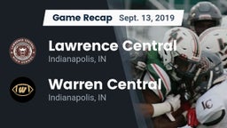 Recap: Lawrence Central  vs. Warren Central  2019