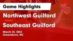 Northwest Guilford  vs Southeast Guilford Game Highlights - March 24, 2022