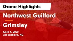 Northwest Guilford  vs Grimsley Game Highlights - April 4, 2022
