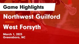 Northwest Guilford  vs West Forsyth  Game Highlights - March 1, 2023