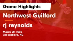 Northwest Guilford  vs rj reynolds Game Highlights - March 20, 2023