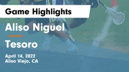 Aliso Niguel  vs Tesoro Game Highlights - April 14, 2022