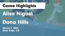 Aliso Niguel  vs Dana Hills Game Highlights - March 7, 2024