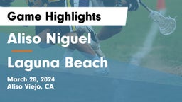Aliso Niguel  vs Laguna Beach  Game Highlights - March 28, 2024