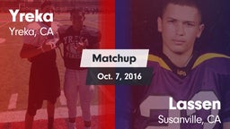 Matchup: Yreka  vs. Lassen  2016