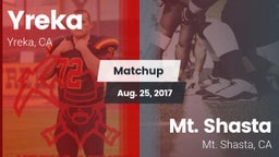 Matchup: Yreka  vs. Mt. Shasta  2017
