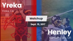 Matchup: Yreka  vs. Henley  2016