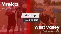 Matchup: Yreka  vs. West Valley  2016
