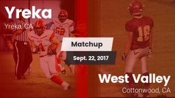 Matchup: Yreka  vs. West Valley  2017