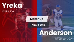 Matchup: Yreka  vs. Anderson  2018