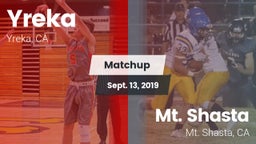 Matchup: Yreka  vs. Mt. Shasta  2019