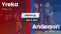 Matchup: Yreka  vs. Anderson  2019