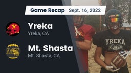 Recap: Yreka  vs. Mt. Shasta  2022