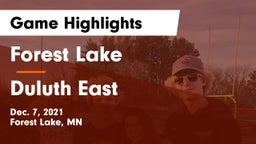 Forest Lake  vs Duluth East  Game Highlights - Dec. 7, 2021