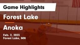 Forest Lake  vs Anoka  Game Highlights - Feb. 2, 2023