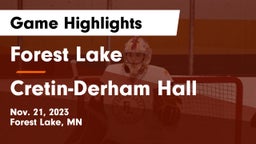 Forest Lake  vs Cretin-Derham Hall  Game Highlights - Nov. 21, 2023