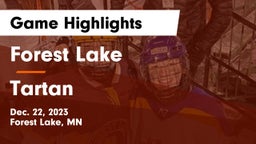 Forest Lake  vs Tartan  Game Highlights - Dec. 22, 2023