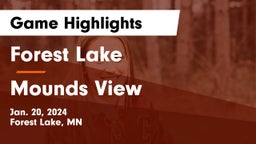 Forest Lake  vs Mounds View  Game Highlights - Jan. 20, 2024