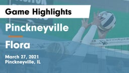 Pinckneyville  vs Flora Game Highlights - March 27, 2021