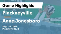 Pinckneyville  vs Anna-Jonesboro  Game Highlights - Sept. 21, 2021