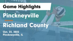 Pinckneyville  vs Richland County  Game Highlights - Oct. 22, 2022
