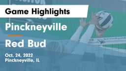 Pinckneyville  vs Red Bud Game Highlights - Oct. 24, 2022