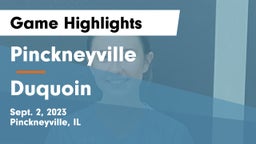 Pinckneyville  vs Duquoin Game Highlights - Sept. 2, 2023