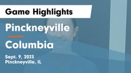 Pinckneyville  vs Columbia  Game Highlights - Sept. 9, 2023
