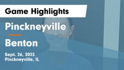 Pinckneyville  vs Benton  Game Highlights - Sept. 26, 2023